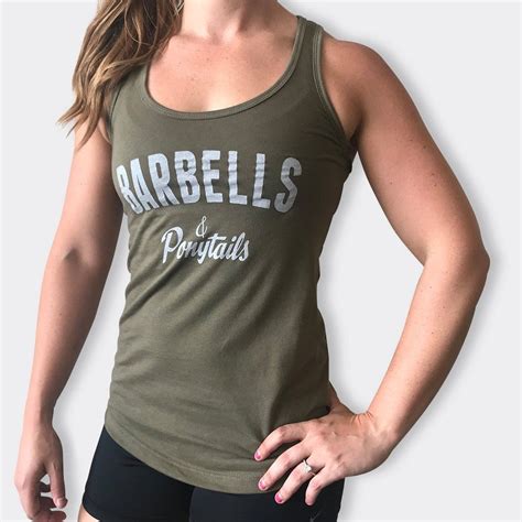 Barbells and ponytails - ⚡️Shop Flowy High Neck Tank from Barbells & Ponytails. Free shipping on orders over $100. 50/25/25 poly/combed ring-spun cotton/rayon 2x1 rib knit neck Curved hem